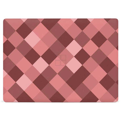Autumn Red Geometric Surface Laptop 2 Skin